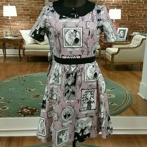 Vintage inspired fit and flare dress